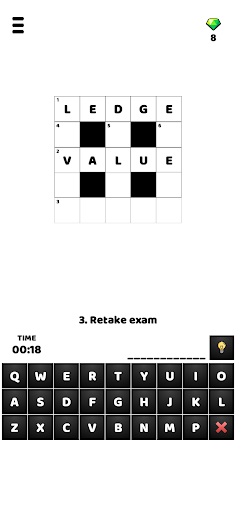 Crypto Crossword Puzzle Solver Screen 2