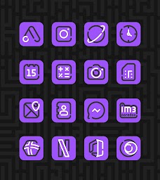 Linios Purple - Icon Pack