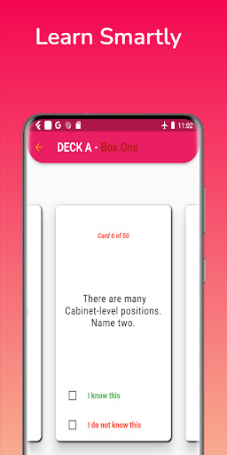 US Citizenship Flashcards Screen 3