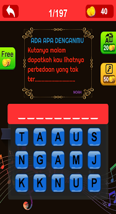 Song Lyrics Quiz - Screenshot 2