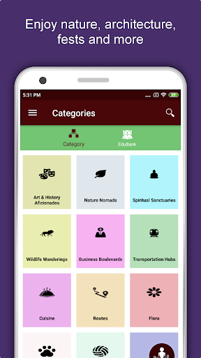Android application Muscat Travel & Explore, Offli screenshort