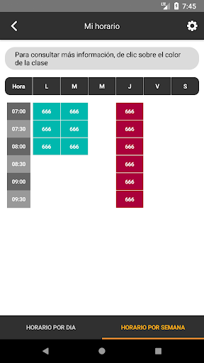 SIE Académico Screen 3