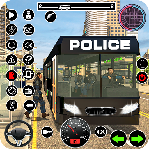 Police Bus Game: US Cops Coach logo