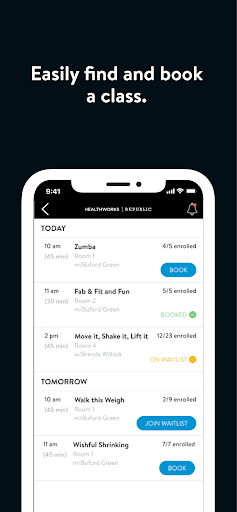 Screenshot of Healthworks + Republic Fitness