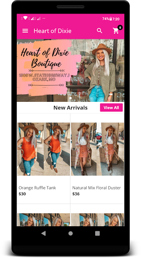 Heart of Dixie Boutique Screenshot 1 - AppWisp.com