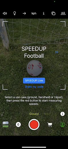 Android application SPEEDUP Football screenshort