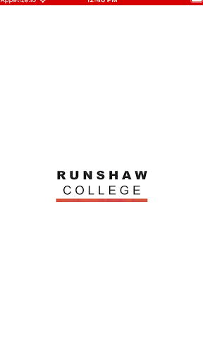 Runshaw App Screen 2
