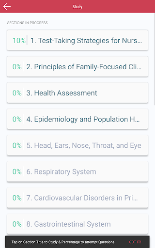 Screenshot of Family Nurse Practitioner Q&A