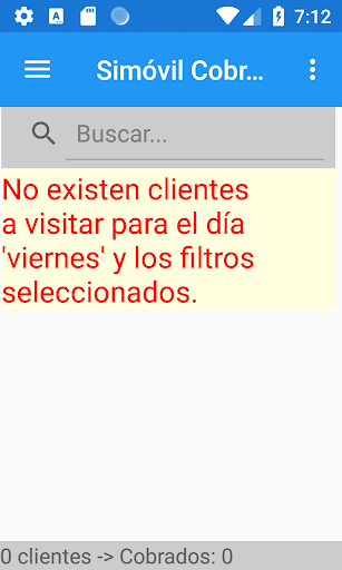 Sinergia Cobranza Screen 2