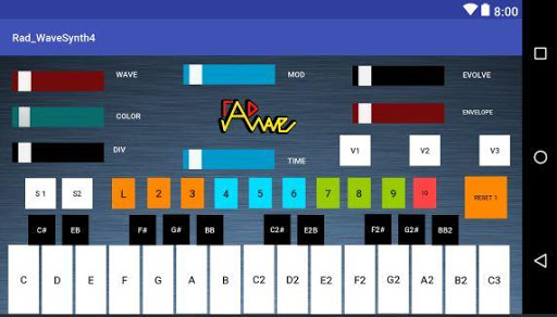 Keyboard Synthesizer Screen 2