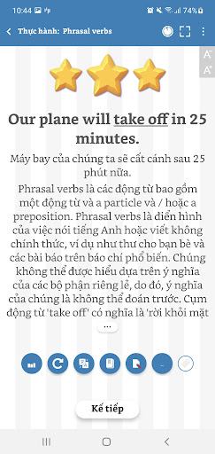 Screenshot of English Grammar Practice