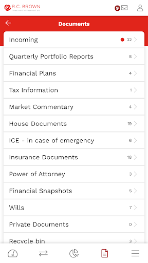 R C Brown Client Screen 2