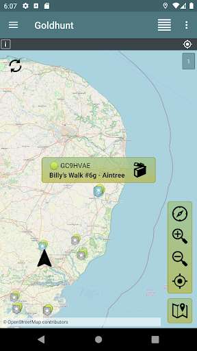GoldHunt (Geocaching) Screen 2