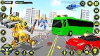 screenshot of School Bus Robot Car Game