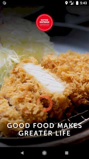 Android application Katsu Express screenshort
