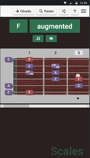 Guitar Chords and Scales Screen 2