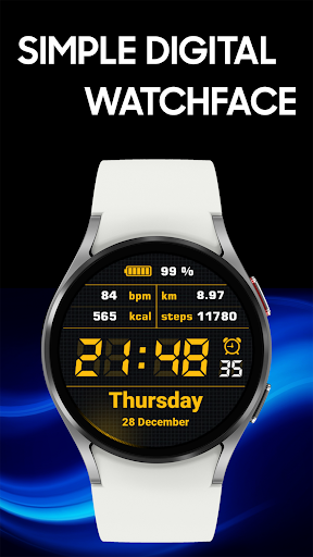 Android application Simple Watchface AKM Wear OS screenshort