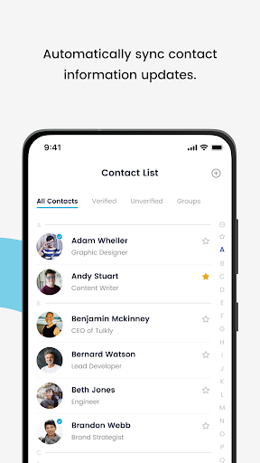 My Contact Network Screen 2