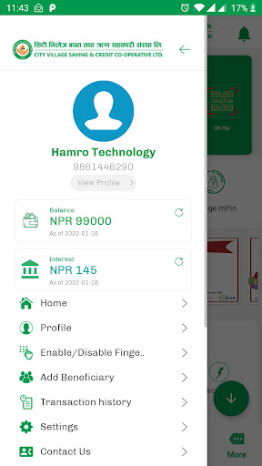 Android application City Village Smart App screenshort