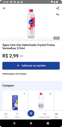 Android application Barracão Delivery screenshort