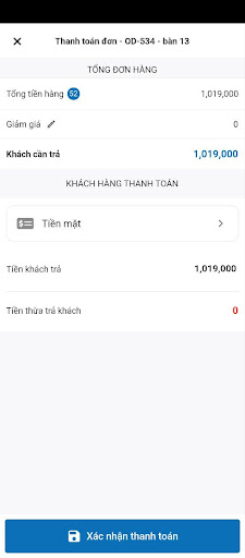 Android application Sposviet Fnb - Nhà hàng screenshort