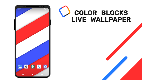 Color Blocks: live wallpaper Screenshot