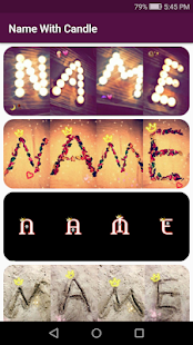 Name Art - Write Name With Candle  Screenshots 5