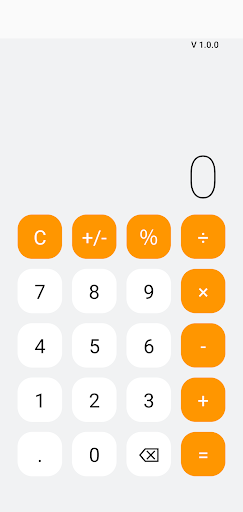 Android application Calculator screenshort