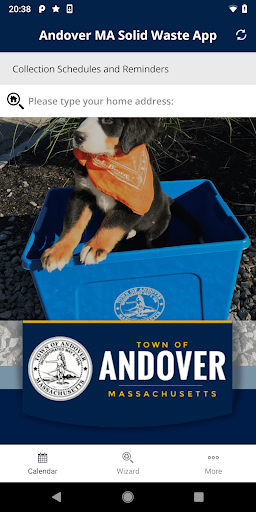 Android application Andover MA Solid Waste App screenshort