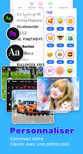Aperçu de l'application