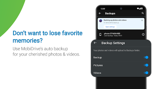 MobiDrive Cloud Storage & Sync Screen 3