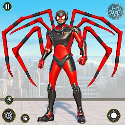 Flying Spider Hero Man Games