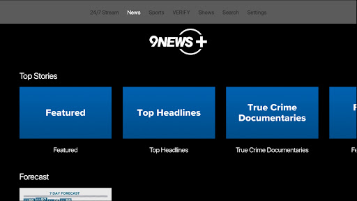 Screenshot of 9NEWS+