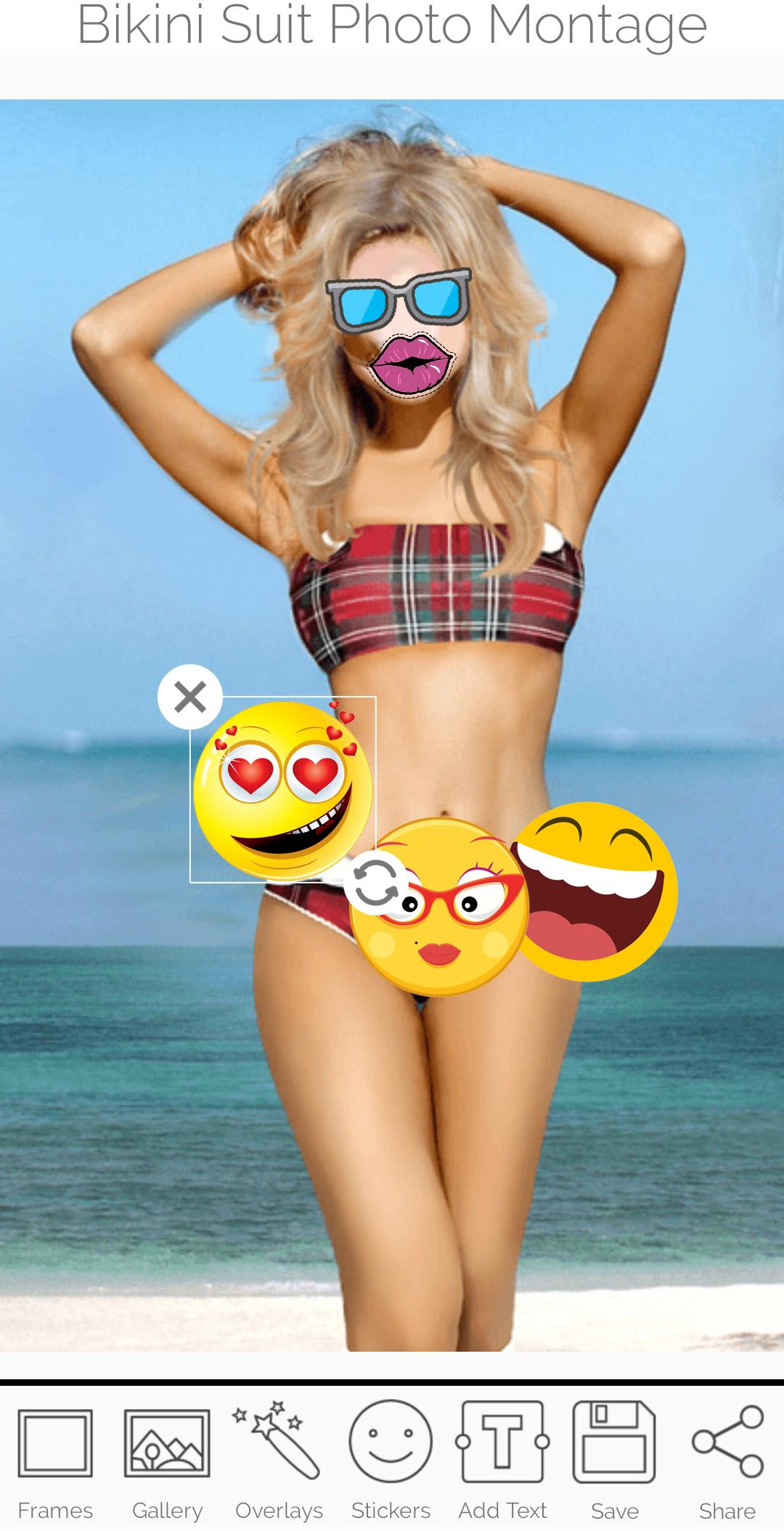 Android application Bikini Suit Photo Montage screenshort