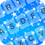 GO Keyboard Blue Stars icon