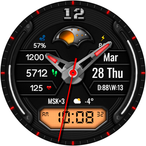 Hybrid SANTUR URX36 Watch face screenshot 15