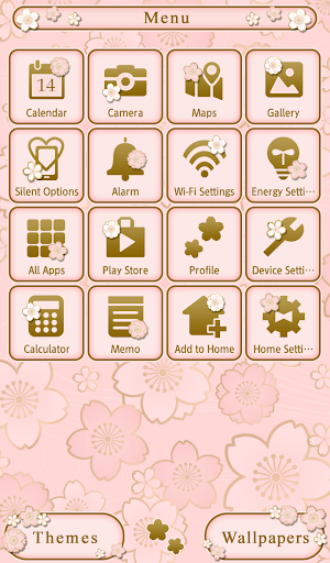 Cherry Blossoms Theme Screen 2