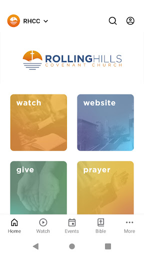Android application Rolling Hills Covenant Church screenshort