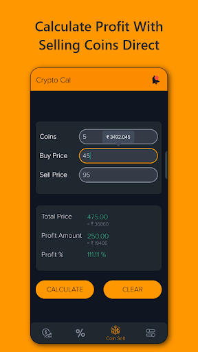 Crypto Profit Calculator Screen 3