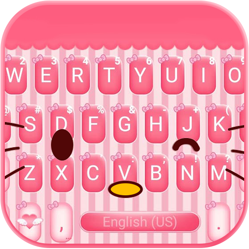Pink Cute Kitty Theme  Icon