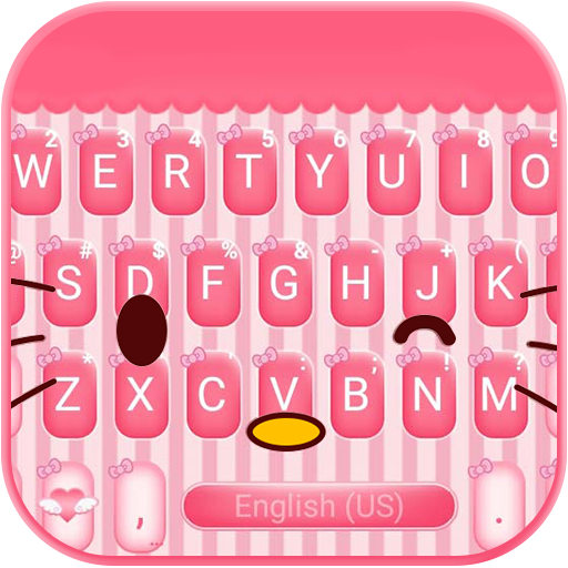 Pink Cute Kitty Theme - AppWisp.com