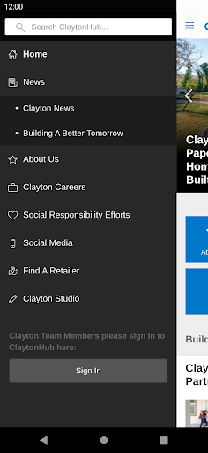 ClaytonHub Screen 3