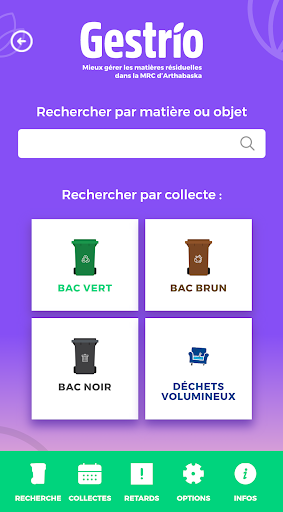 Android application Gestrio screenshort