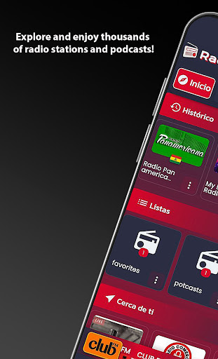 Android application RadioGo - FM, AM & Podcasts screenshort