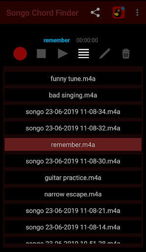 Songo Chord Finder Screen 2