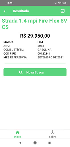 Consulta Tabela Fipe