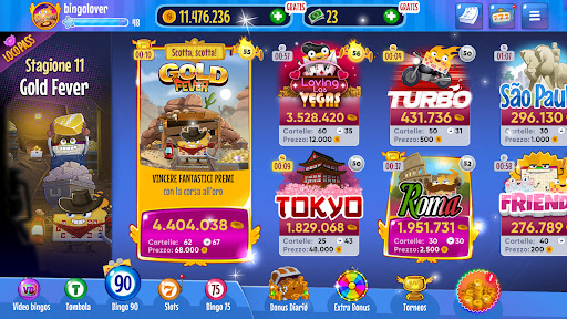 Tombola e Bingo online Italia