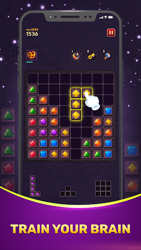 Android application Block Puzzle Jewel & Gems screenshort