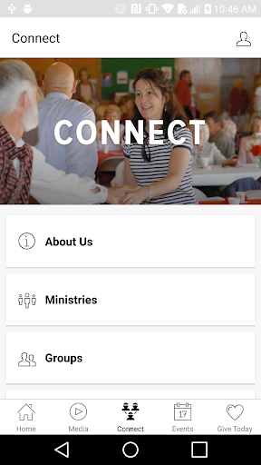 Android application Bethania Church screenshort