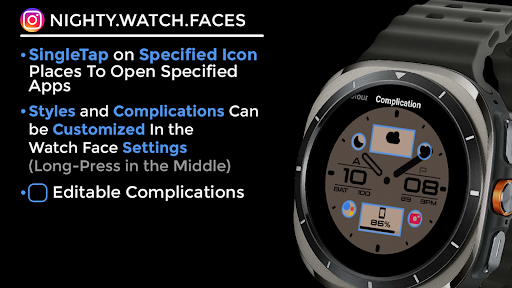 Night ver 44 - watch face screenshot 12
